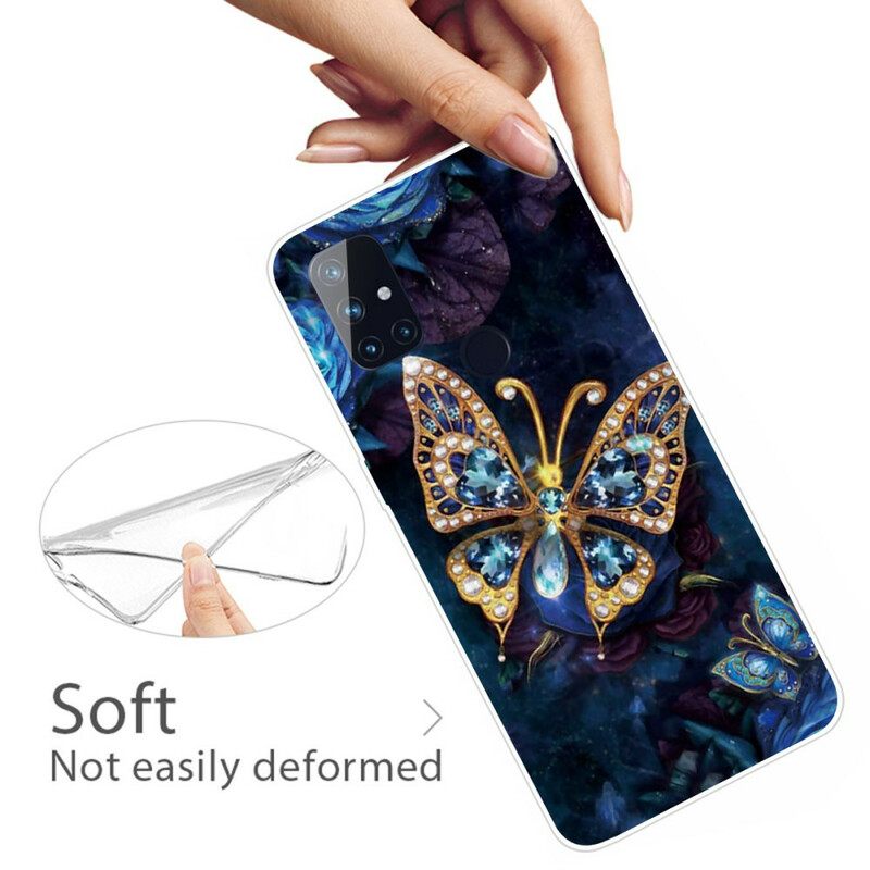 θηκη κινητου OnePlus Nord N10 Deluxe Butterfly