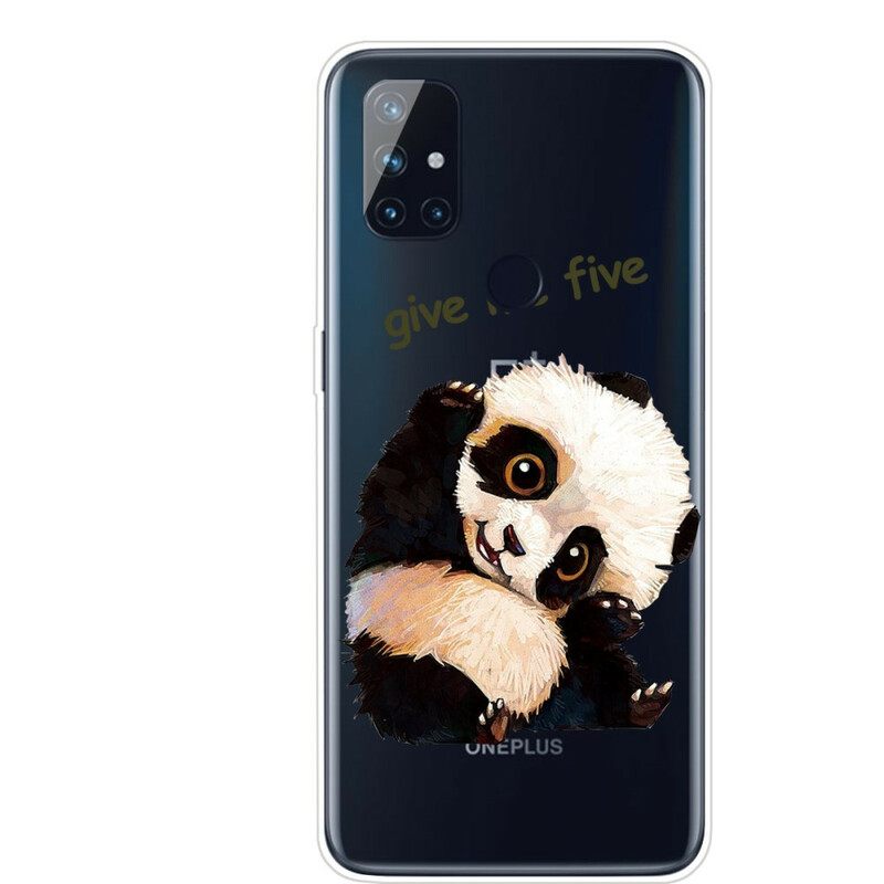 θηκη κινητου OnePlus Nord N10 Διαφανές Panda Δώσε Μου Πέντε