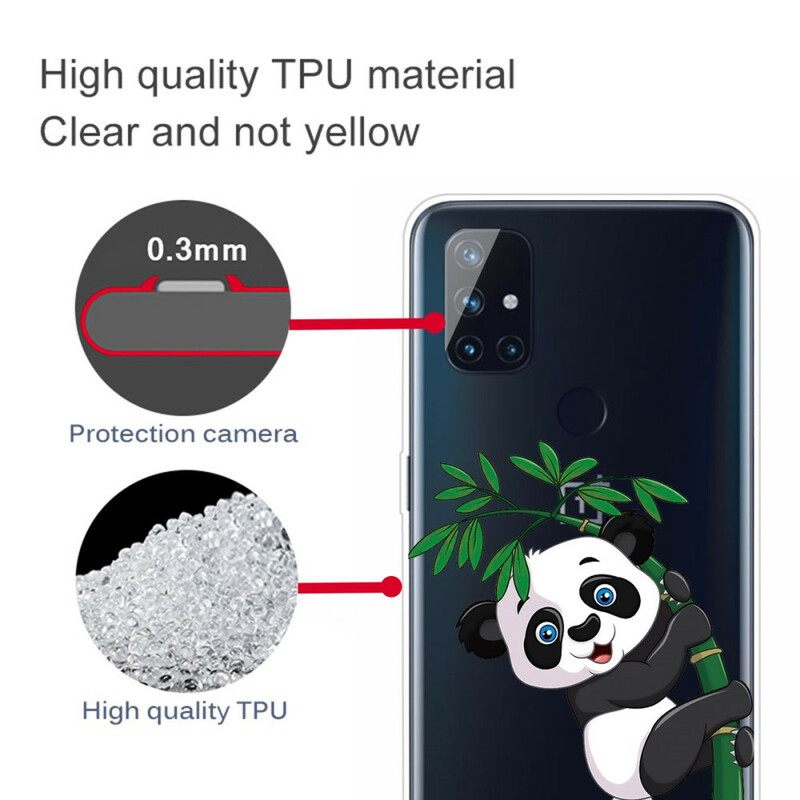 Θήκη OnePlus Nord N10 Panda Panda On Bamboo