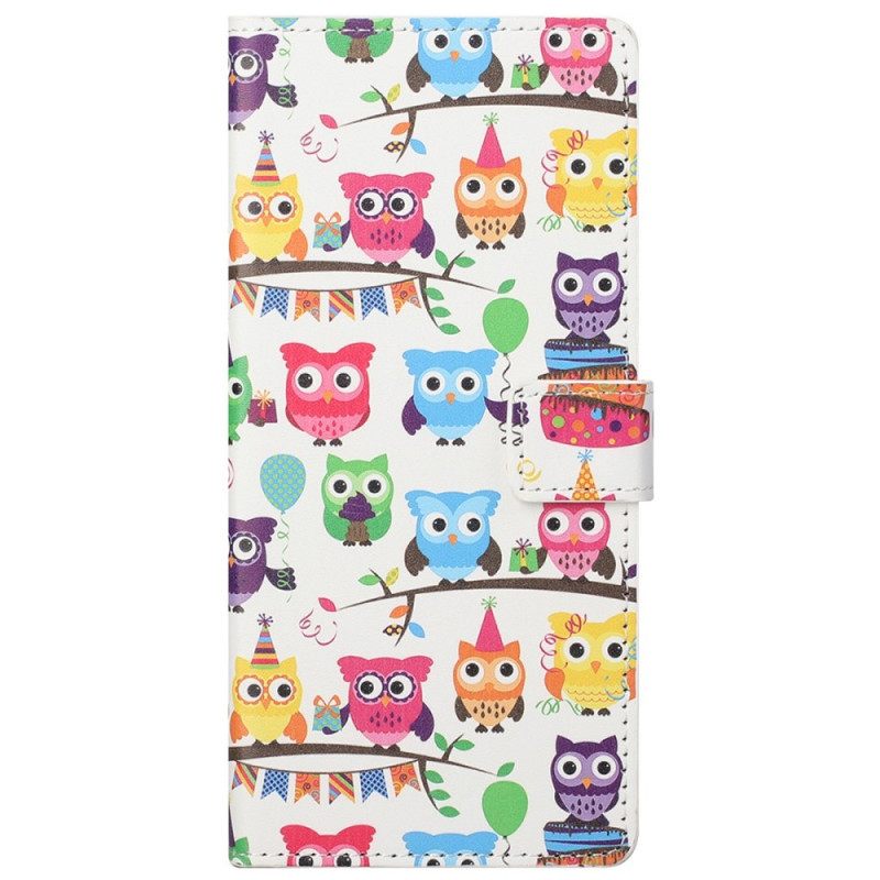 δερματινη θηκη Google Pixel 6A Band Of Owls