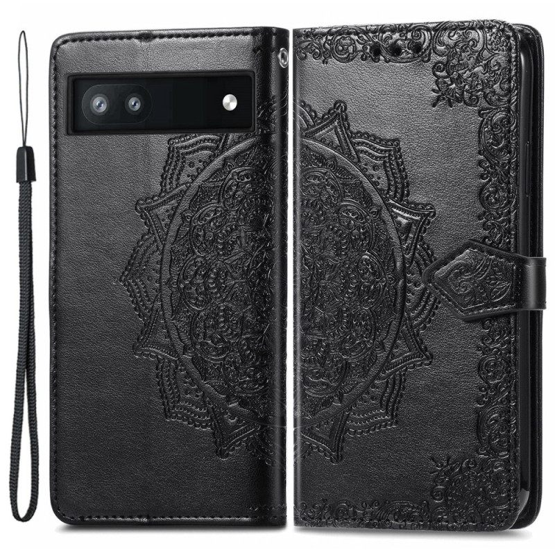 Κάλυμμα Google Pixel 6A με κορδονι Mandala Sun Strap