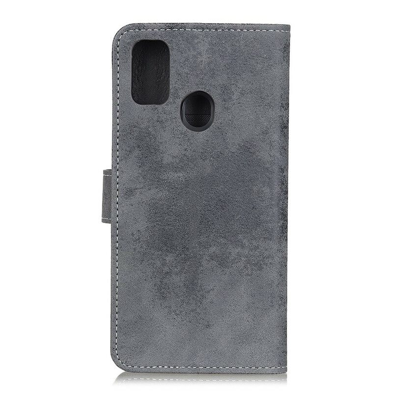 Κάλυμμα OnePlus Nord N100 Vintage Faux Δέρμα