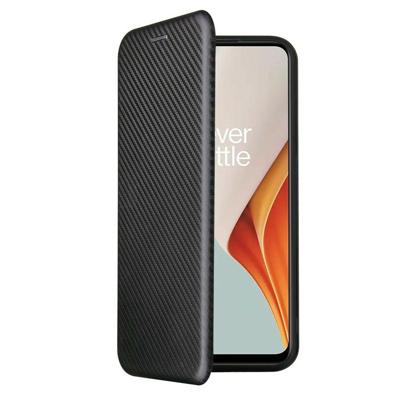 θηκη κινητου OnePlus Nord N100 Θήκη Flip Ίνα Άνθρακα