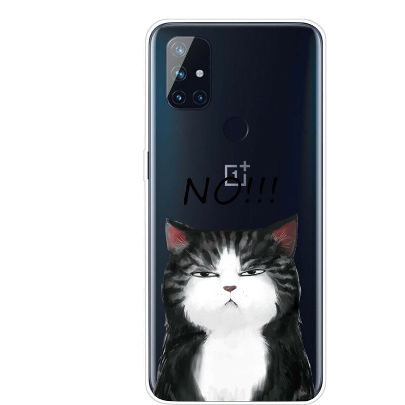 Θήκη OnePlus Nord N100 Η Γάτα Που Λέει Όχι