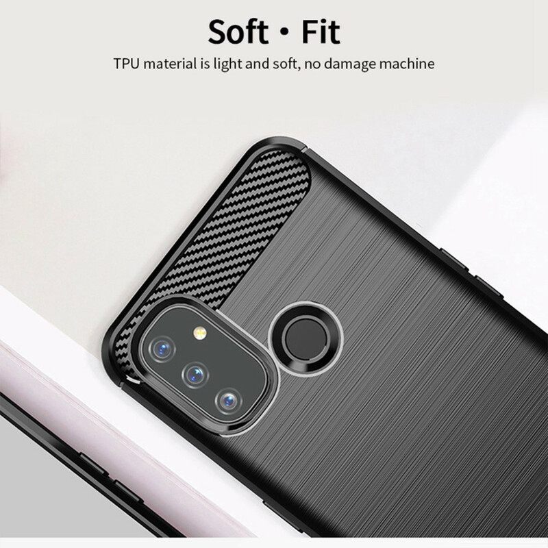 Θήκη OnePlus Nord N100 Mofi Brushed Carbon Fiber