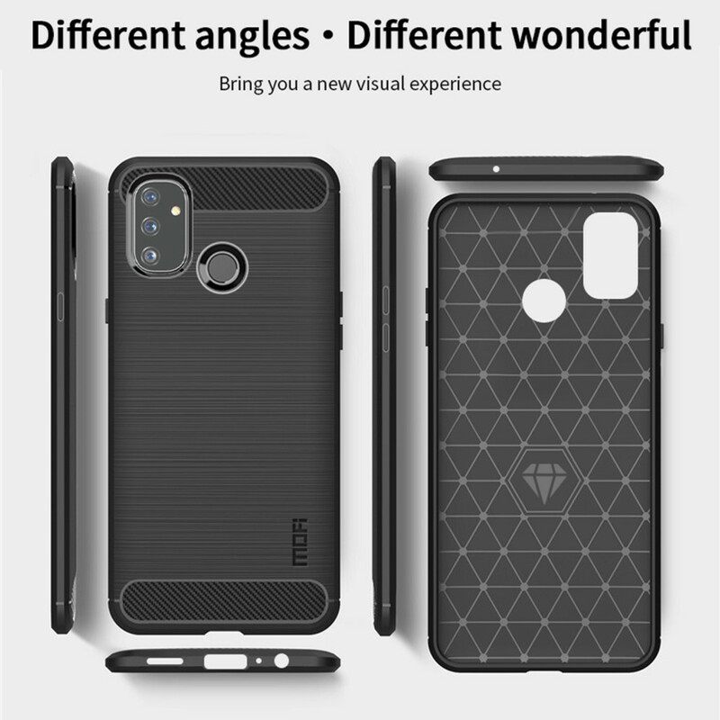 Θήκη OnePlus Nord N100 Mofi Brushed Carbon Fiber