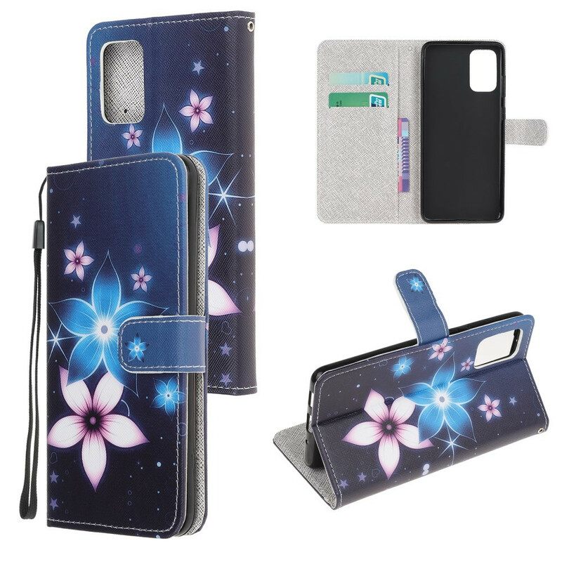 Κάλυμμα Samsung Galaxy S20 FE με κορδονι Lunar Strap Flowers