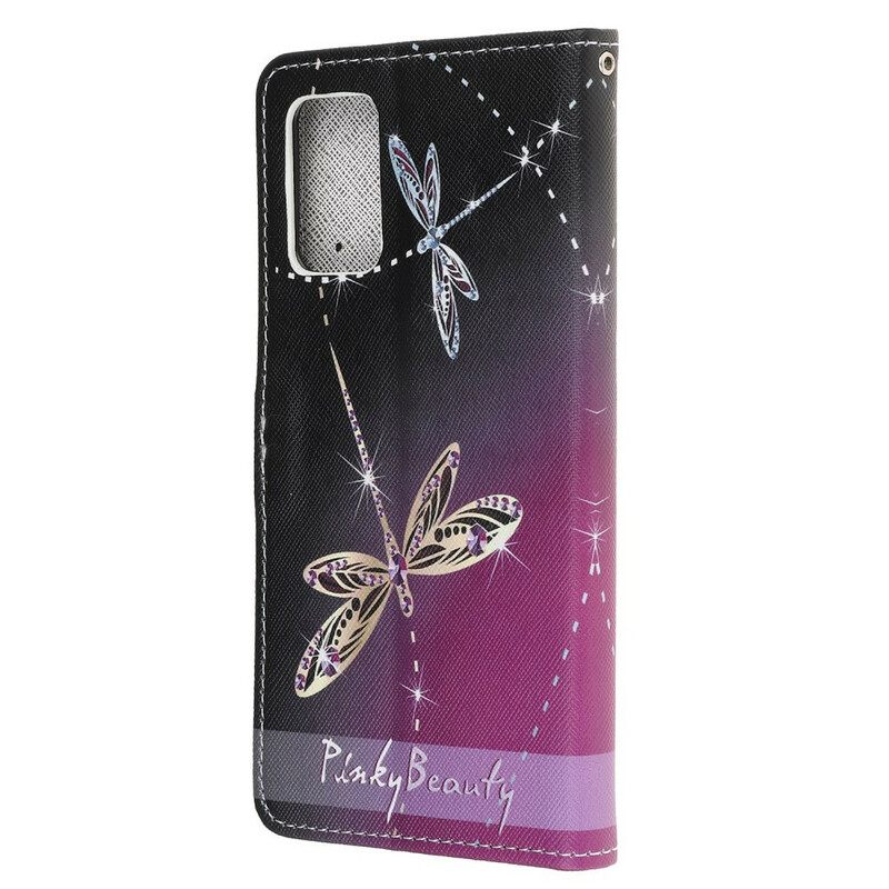 Κάλυμμα Samsung Galaxy S20 FE με κορδονι Strappy Dragonflies