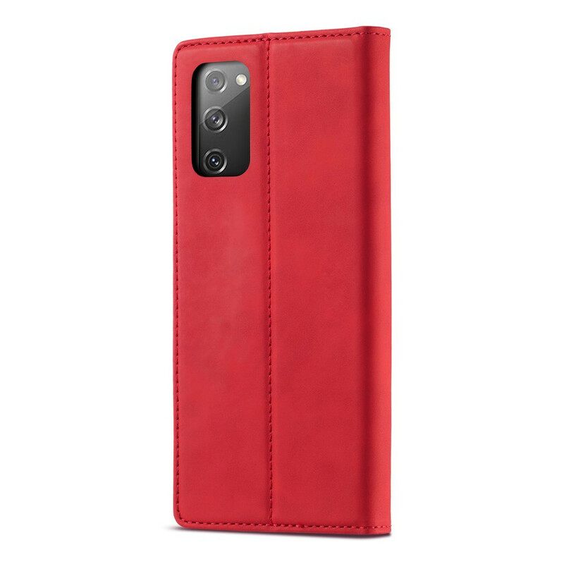 θηκη κινητου Samsung Galaxy S20 FE Θήκη Flip Lc.imeeke Leather Effect