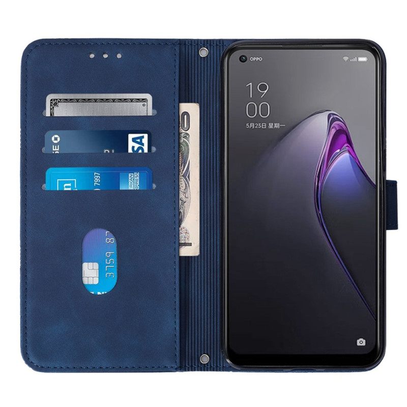 Κάλυμμα Oppo Reno 8 Pro Τρίγωνα Με Ιμάντα Ώμου