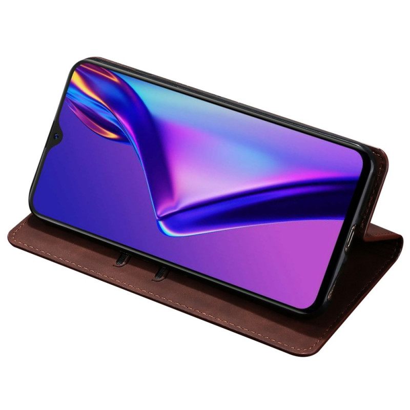 θηκη κινητου Oppo Reno 8 Pro Θήκη Flip Εφέ Δέρματος