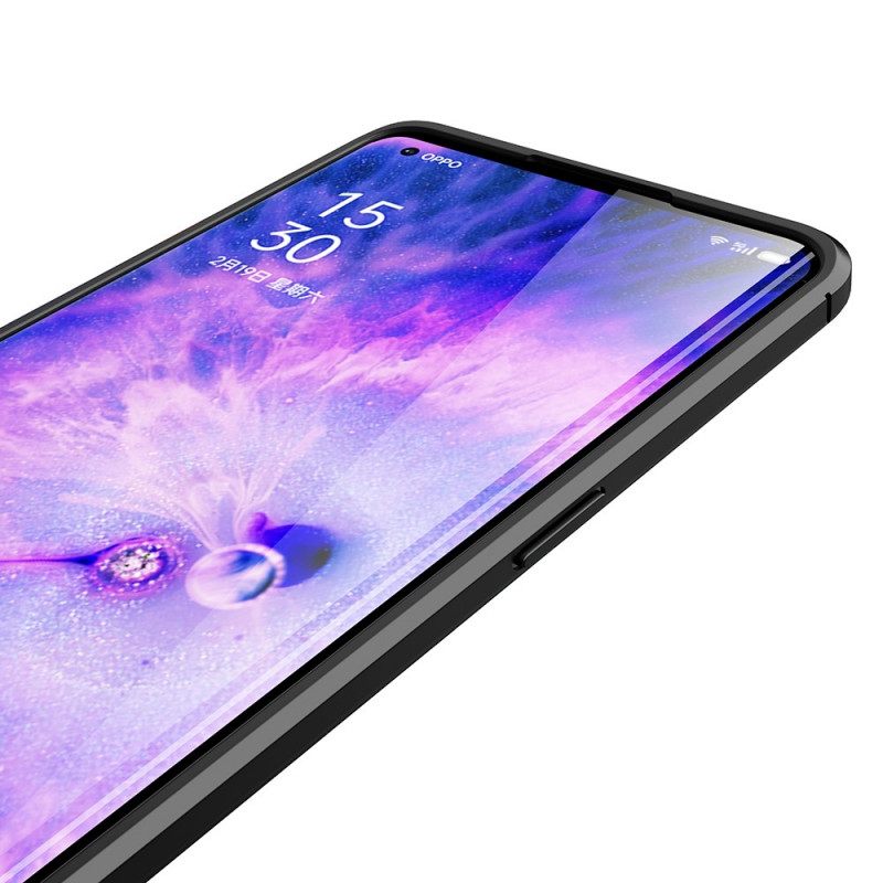 Θήκη Oppo Find X5 Pro Δερμάτινο Εφέ Litchi Διπλής Γραμμής