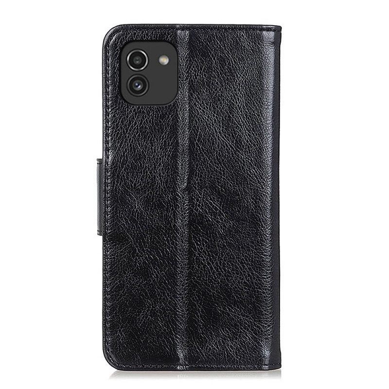 Κάλυμμα Samsung Galaxy A03 Split Nappa Leather