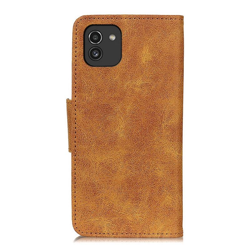 Κάλυμμα Samsung Galaxy A03 Vintage Split Leather