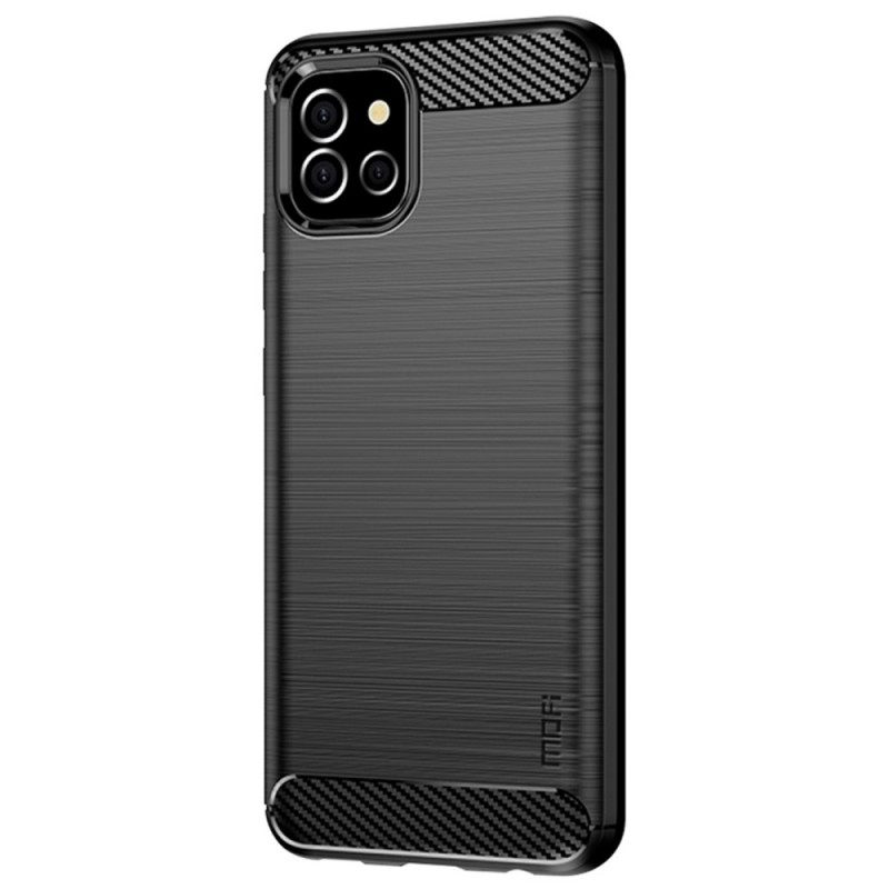 θηκη κινητου Samsung Galaxy A03 Mofi Brushed Carbon Fiber