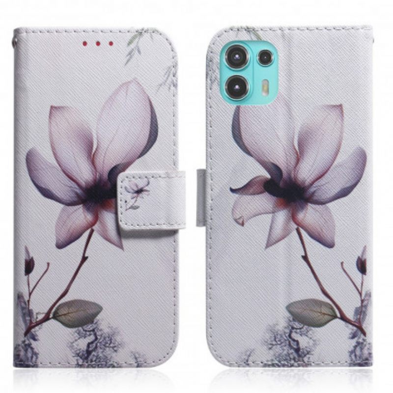 Κάλυμμα Motorola Edge 20 Lite Dusty Pink Flower