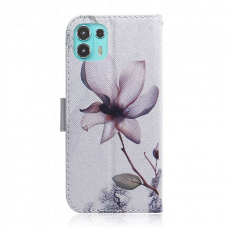 Κάλυμμα Motorola Edge 20 Lite Dusty Pink Flower