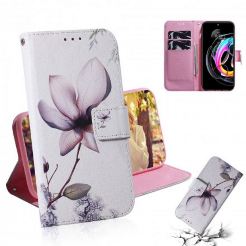 Κάλυμμα Motorola Edge 20 Lite Dusty Pink Flower