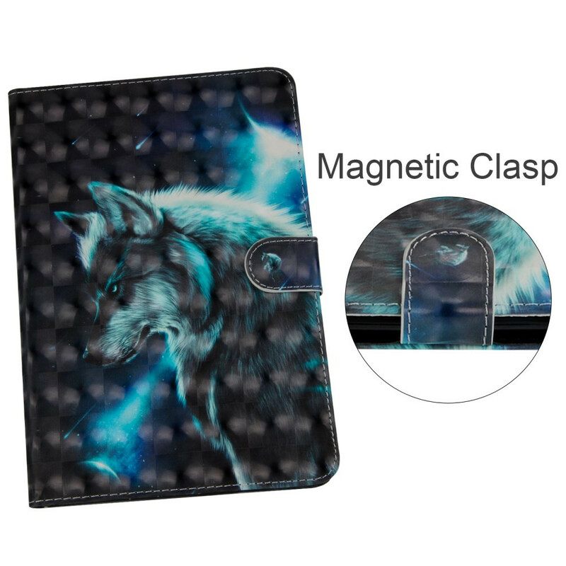 Θήκη Flip iPad Air (2022) (2020) / Pro 11" Wolf Light Points