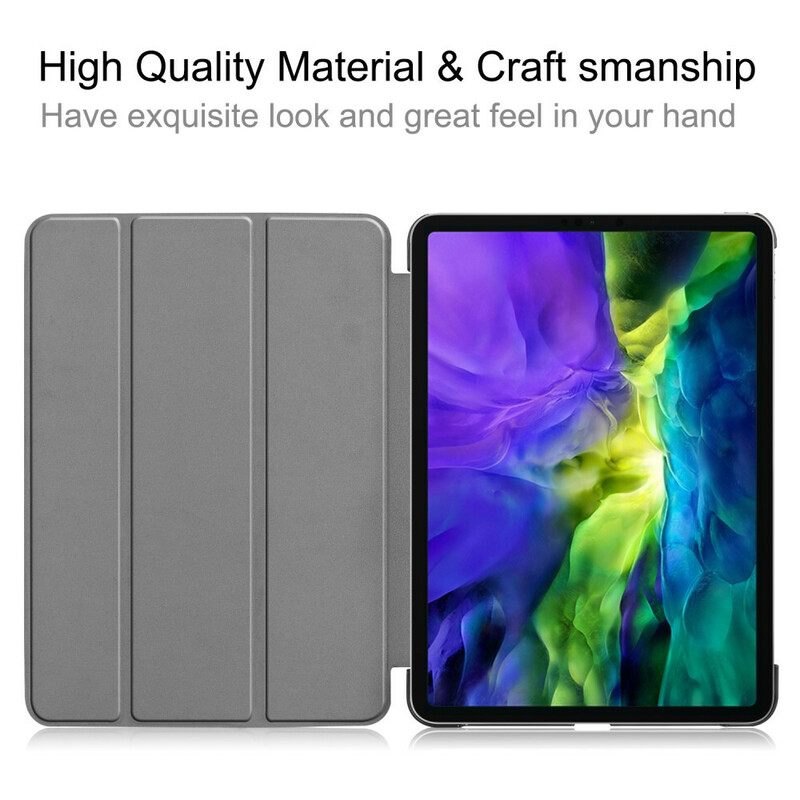 θηκη κινητου iPad Air (2022) (2020) / Pro 11" Λουλουδένιο Faux Leather