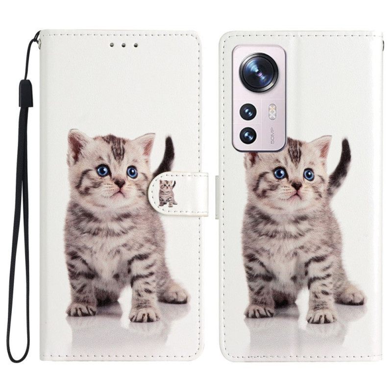 Κάλυμμα Xiaomi 12 Lite με κορδονι Strappy Kitten