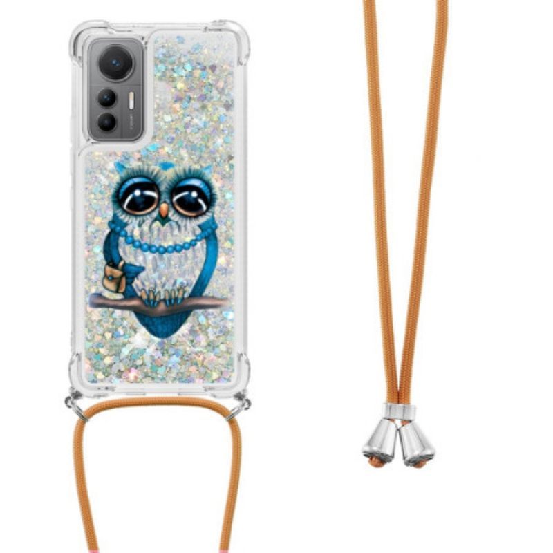 Θήκη Xiaomi 12 Lite με κορδονι Κορδόνι Με Πούλιες Mrs. Owl