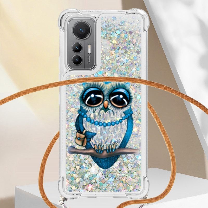 Θήκη Xiaomi 12 Lite με κορδονι Κορδόνι Με Πούλιες Mrs. Owl