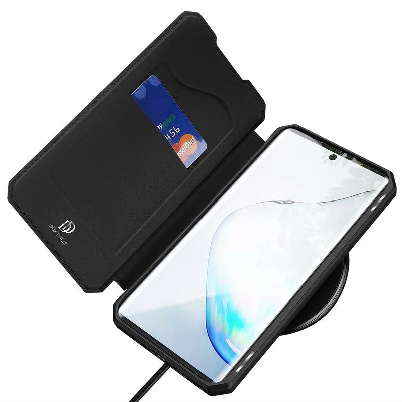 θηκη κινητου Samsung Galaxy Note 10 Plus Θήκη Flip Μαγνητικό Dux Ducis