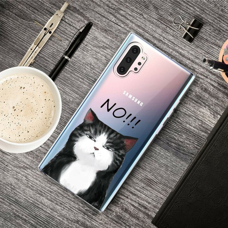 Θήκη Samsung Galaxy Note 10 Plus Η Γάτα Που Λέει Όχι