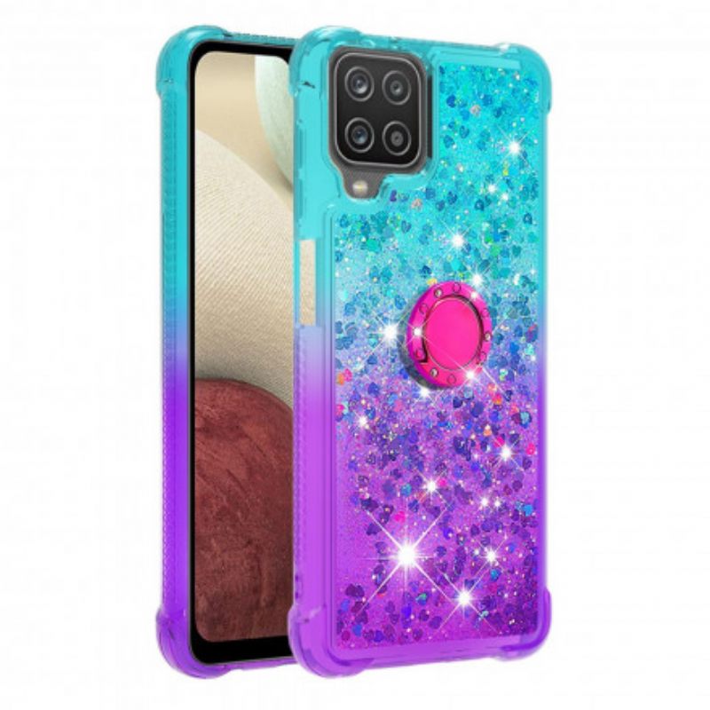 θηκη κινητου Samsung Galaxy A12 / M12 Glitter Ring-support