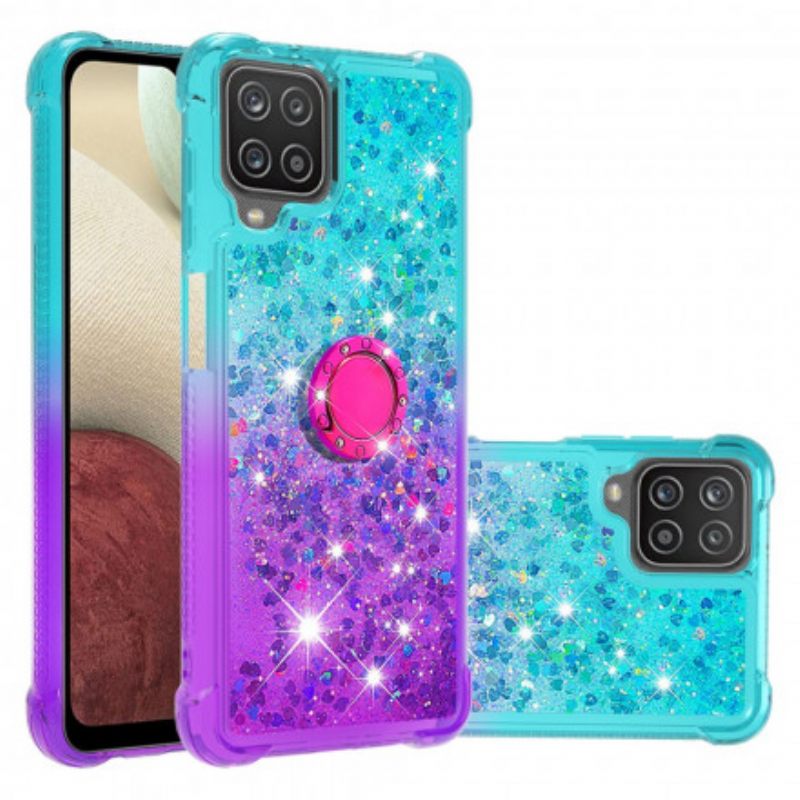 θηκη κινητου Samsung Galaxy A12 / M12 Glitter Ring-support