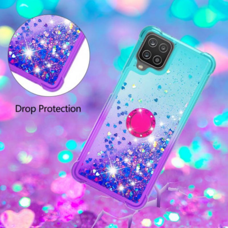 θηκη κινητου Samsung Galaxy A12 / M12 Glitter Ring-support