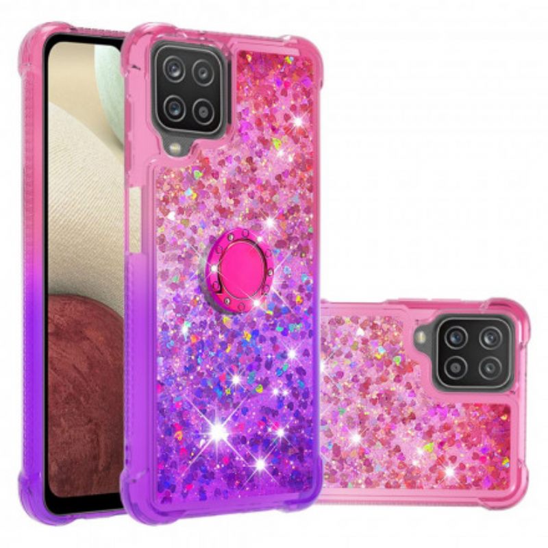 θηκη κινητου Samsung Galaxy A12 / M12 Glitter Ring-support