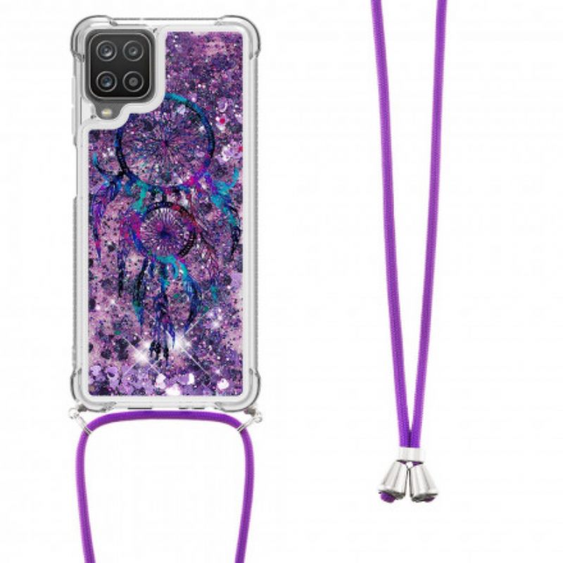 θηκη κινητου Samsung Galaxy A12 / M12 με κορδονι Dream Catcher Glitter Cord