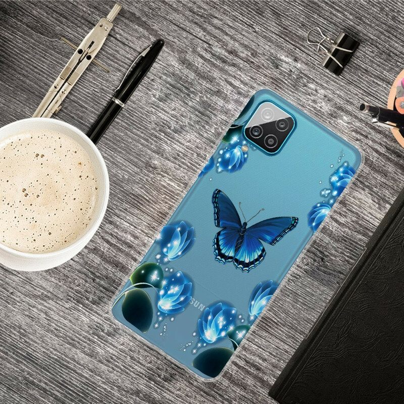 Θήκη Samsung Galaxy A12 / M12 Deluxe Butterfly