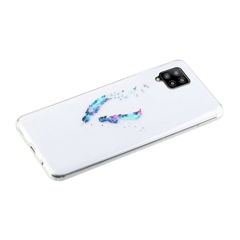 Θήκη Samsung Galaxy A12 / M12 Διαφανή Φτερά