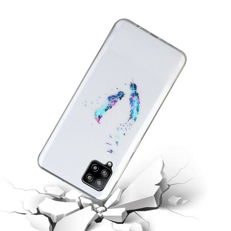 Θήκη Samsung Galaxy A12 / M12 Διαφανή Φτερά