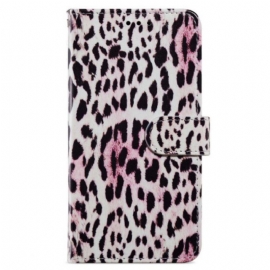 Δερματινη Θηκη Samsung Galaxy A55 5g Leopard Print Strappy