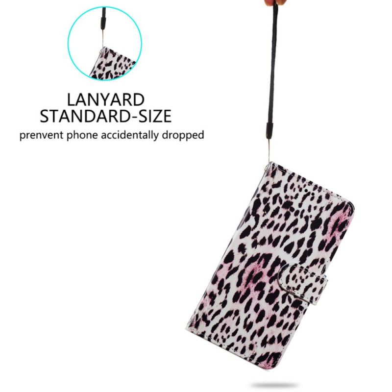 Δερματινη Θηκη Samsung Galaxy A55 5g Leopard Print Strappy