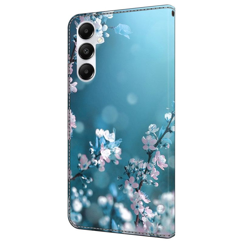 Δερματινη Θηκη Samsung Galaxy A55 5g Plum Blossoms