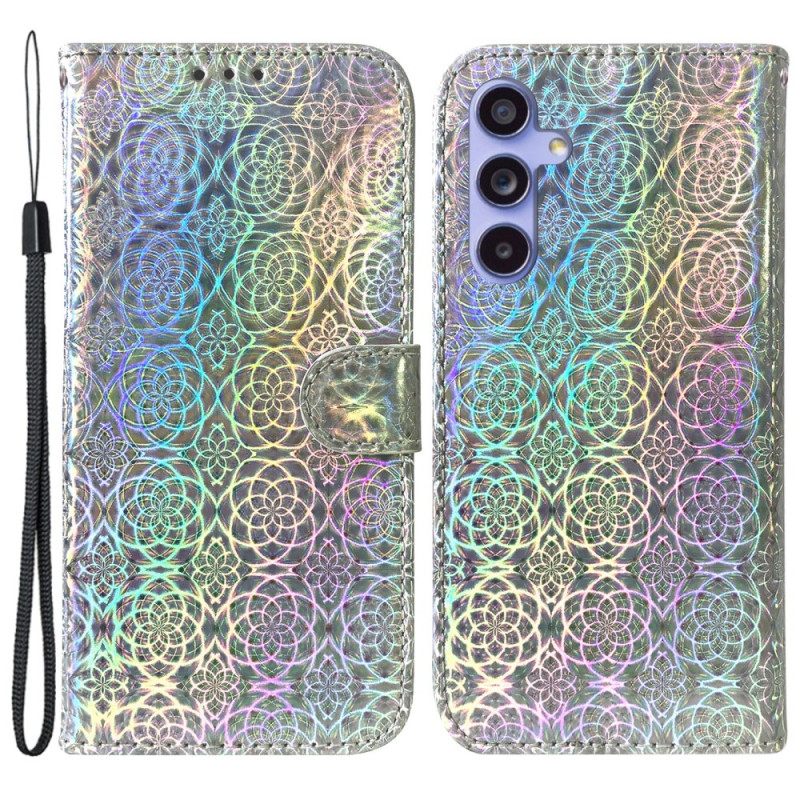 Δερματινη Θηκη Samsung Galaxy A55 5g Strappy Disco Style