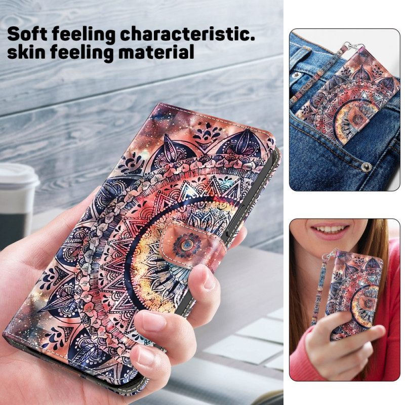 Θηκη Κινητου Samsung Galaxy A55 5g Θήκες Κινητών Χρώμα Mandala Με Λουράκι