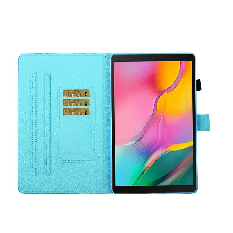 δερματινη θηκη Samsung Galaxy Tab A 10.1 (2019) Βασιλική Κουκουβάγια