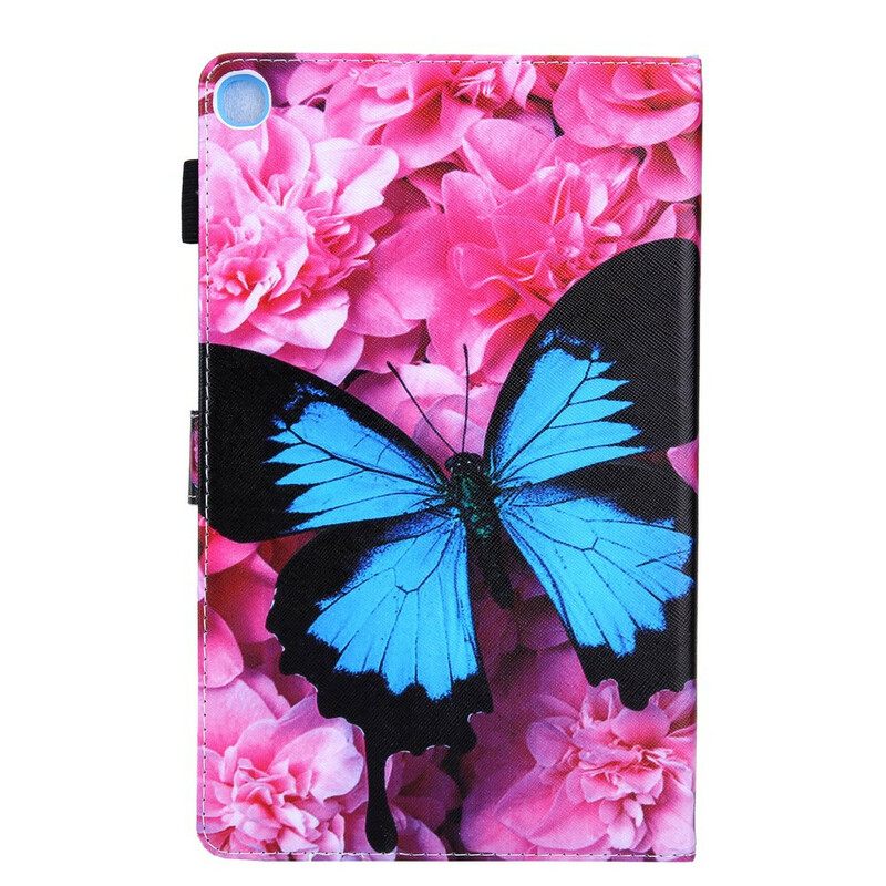 δερματινη θηκη Samsung Galaxy Tab A 10.1 (2019) Floral Butterfly