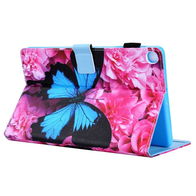 δερματινη θηκη Samsung Galaxy Tab A 10.1 (2019) Floral Butterfly