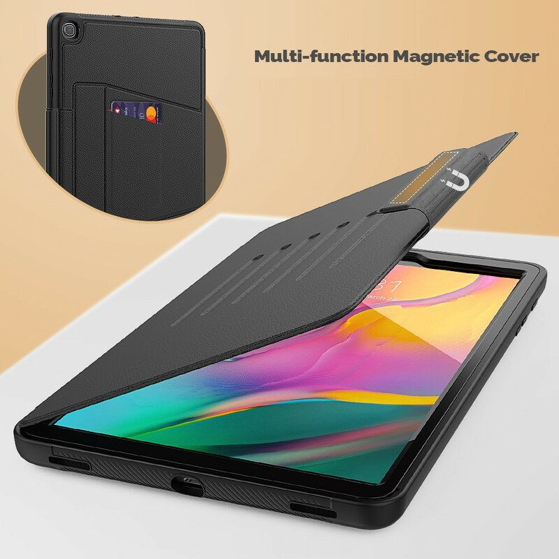 δερματινη θηκη Samsung Galaxy Tab A 10.1 (2019) Μαγνητική Υποστήριξη Πολλαπλών Γωνιών