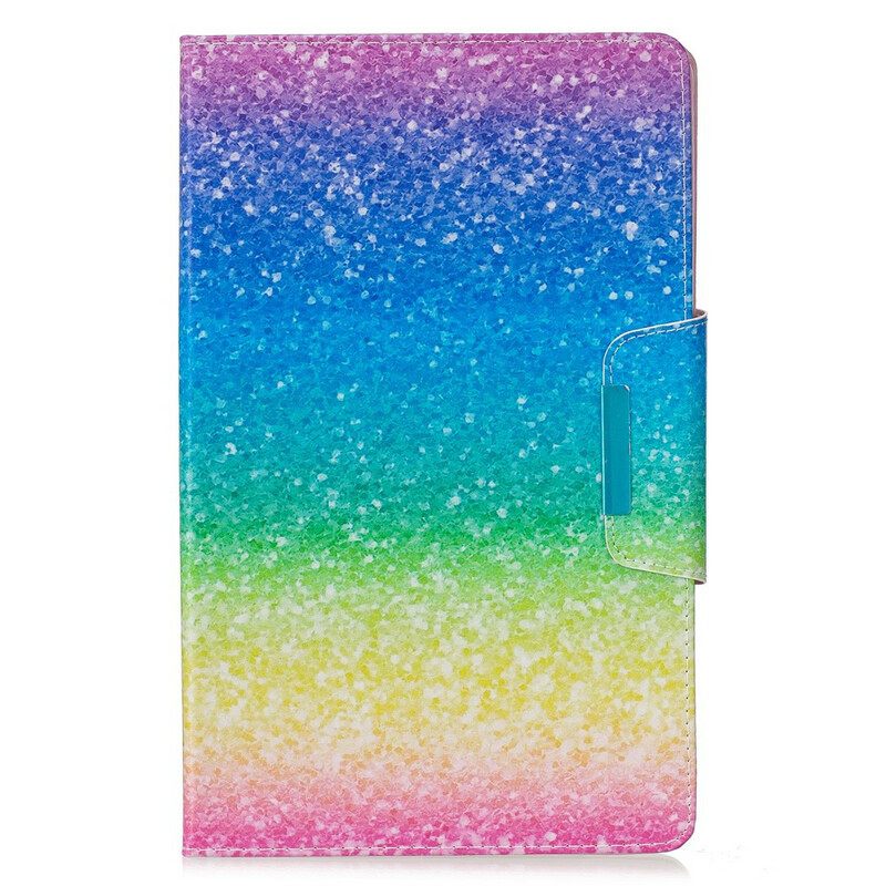 Κάλυμμα Samsung Galaxy Tab A 10.1 (2019) Κούμπωμα Με Σχέδιο Glitter