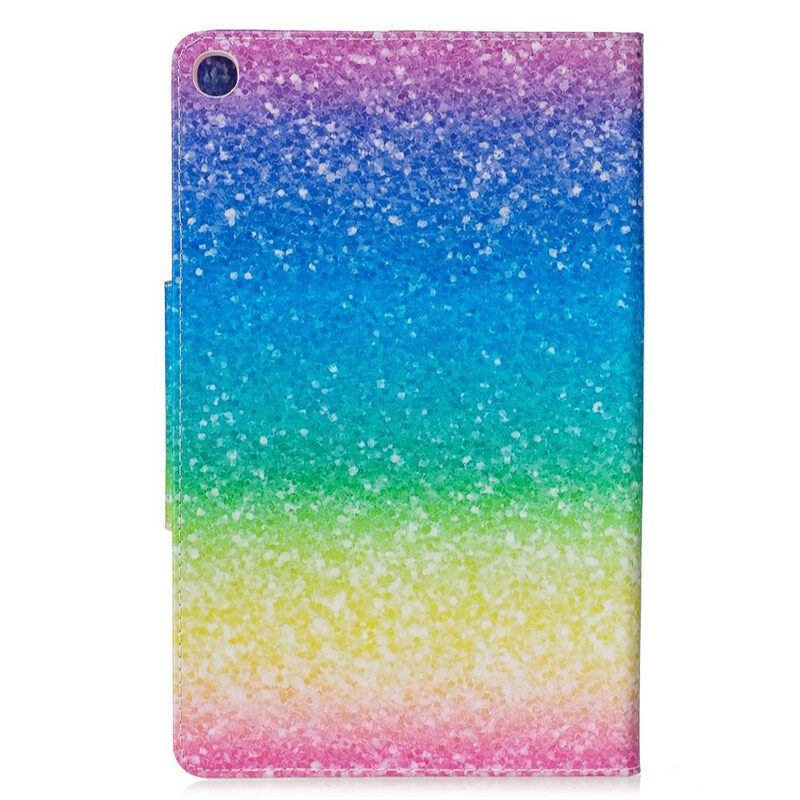 Κάλυμμα Samsung Galaxy Tab A 10.1 (2019) Κούμπωμα Με Σχέδιο Glitter