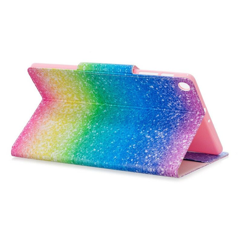 Κάλυμμα Samsung Galaxy Tab A 10.1 (2019) Κούμπωμα Με Σχέδιο Glitter