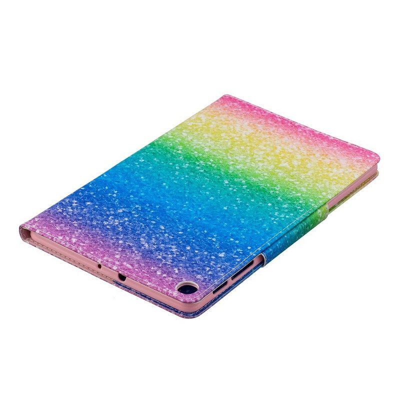 Κάλυμμα Samsung Galaxy Tab A 10.1 (2019) Κούμπωμα Με Σχέδιο Glitter